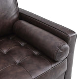 Modway Furniture Valour Leather Armchair 0423 Brown EEI-5869-BRN