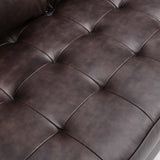 Modway Furniture Valour Leather Loveseat XRXT Brown EEI-5870-BRN