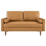 Modway Furniture Valour Leather Loveseat XRXT Tan EEI-5870-TAN