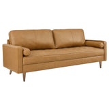 Modway Furniture Valour 88" Leather Sofa XRXT Tan EEI-5871-TAN