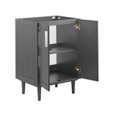 Modway Furniture Augusta 24" Bathroom Vanity Cabinet XRXT Gray EEI-5877-GRY