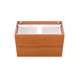 Modway Furniture Scenic 36" Wall-Mount Bathroom Vanity Cabinet XRXT Cherry Walnut EEI-5881-CHE