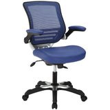 Edge Vinyl Office Chair Blue EEI-595-BLU