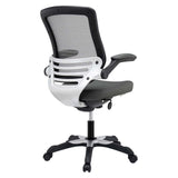 Edge Vinyl Office Chair Gray EEI-595-GRY
