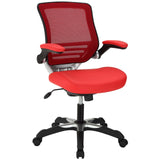 Edge Vinyl Office Chair Red EEI-595-RED