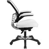 Edge Vinyl Office Chair White EEI-595-WHI