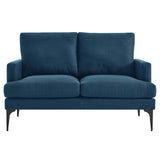 Modway Furniture Evermore Upholstered Fabric Loveseat 0423 Azure EEI-6006-AZU