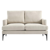 Modway Furniture Evermore Upholstered Fabric Loveseat 0423 Beige EEI-6006-BEI