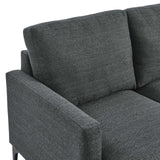 Modway Furniture Evermore Upholstered Fabric Loveseat 0423 Gray EEI-6006-DOR