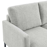 Modway Furniture Evermore Upholstered Fabric Loveseat 0423 Light Gray EEI-6006-LGR