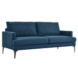 Modway Furniture Evermore Upholstered Fabric Sofa 0423 Azure EEI-6009-AZU