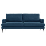 Modway Furniture Evermore Upholstered Fabric Sofa 0423 Azure EEI-6009-AZU