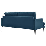 Modway Furniture Evermore Upholstered Fabric Sofa 0423 Azure EEI-6009-AZU