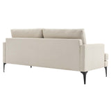 Modway Furniture Evermore Upholstered Fabric Sofa 0423 Beige EEI-6009-BEI