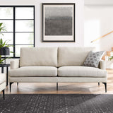 Modway Furniture Evermore Upholstered Fabric Sofa 0423 Beige EEI-6009-BEI