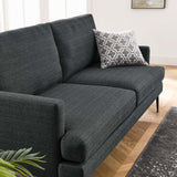 Modway Furniture Evermore Upholstered Fabric Sofa 0423 Gray EEI-6009-DOR