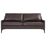 Modway Furniture Corland Leather Sofa XRXT Brown EEI-6018-BRN