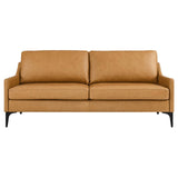 Modway Furniture Corland Leather Sofa XRXT Tan EEI-6018-TAN