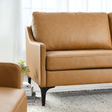 Modway Furniture Corland Leather Sofa XRXT Tan EEI-6018-TAN