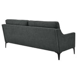 Modway Furniture Corland Upholstered Fabric Sofa XRXT Charcoal EEI-6019-CHA