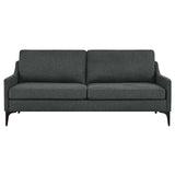 Modway Furniture Corland Upholstered Fabric Sofa XRXT Charcoal EEI-6019-CHA