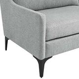 Modway Furniture Corland Upholstered Fabric Sofa XRXT Light Gray EEI-6019-LGR