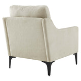 Modway Furniture Corland Upholstered Fabric Armchair XRXT Beige EEI-6023-BEI