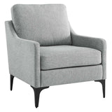 Modway Furniture Corland Upholstered Fabric Armchair XRXT Light Gray EEI-6023-LGR