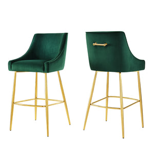 Discern Bar Stools - Set of 2 Green EEI-6037-GRN