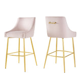 Discern Bar Stools - Set of 2 Pink EEI-6037-PNK