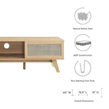 Modway Furniture Soma 60" TV Stand 0423 Oak EEI-6040-OAK