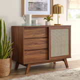 Modway Furniture Soma 40" Accent Cabinet 0423 Walnut EEI-6042-WAL