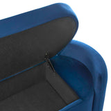 Modway Furniture Nebula Upholstered Performance Velvet Bench XRXT Midnight Blue EEI-6054-MID