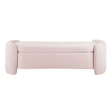 Modway Furniture Nebula Upholstered Performance Velvet Bench XRXT Pink EEI-6054-PNK