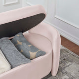 Modway Furniture Nebula Upholstered Performance Velvet Bench XRXT Pink EEI-6054-PNK