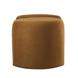 Modway Furniture Nebula Upholstered Performance Velvet Ottoman XRXT Cognac EEI-6055-COG