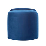 Modway Furniture Nebula Upholstered Performance Velvet Ottoman XRXT Midnight Blue EEI-6055-MID