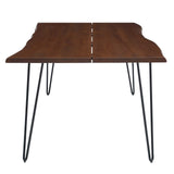 Modway Furniture Ardor 96" Live Edge Acacia Wood Dining Table 0423 Black Walnut EEI-6072-BLK-WAL