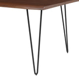 Modway Furniture Ardor 96" Live Edge Acacia Wood Dining Table 0423 Black Walnut EEI-6072-BLK-WAL