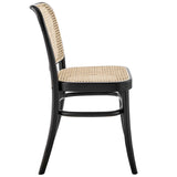 Modway Furniture Winona Wood Dining Side Chair Set of 2 XRXT Black EEI-6078-BLK