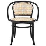 Modway Furniture Oliana Wood Dining Armchair Set of 2 XRXT Black EEI-6079-BLK