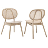 Modway Furniture Malina Wood Dining Side Chair Set of 2 XRXT Gray EEI-6081-GRY