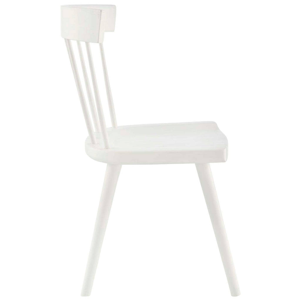 Modway Furniture Sutter Wood Dining Side Chair Set of 2 XRXT White EEI-6082-WHI