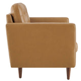 Modway Furniture Exalt Tufted Vegan Leather Loveseat 0423 Tan EEI-6100-TAN