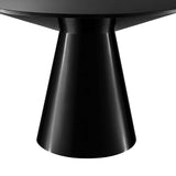 Modway Furniture Provision 47" Round Dining Table XRXT Black EEI-6101-BLK