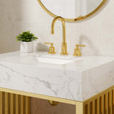 Modway Furniture Gridiron 30" Bathroom Vanity 0423 White Gold EEI-6105-WHI-GLD