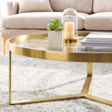 Modway Furniture Relay Coffee Table 0423 Gold EEI-6153-GLD