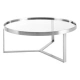 Modway Furniture Relay Coffee Table 0423 Silver EEI-6154-SLV