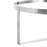 Modway Furniture Relay Coffee Table 0423 Silver EEI-6154-SLV