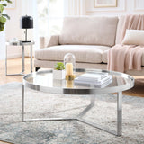 Modway Furniture Relay Coffee Table 0423 Silver EEI-6154-SLV